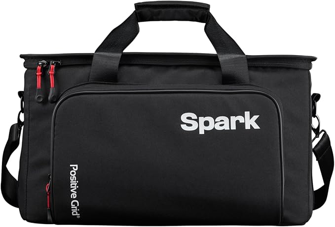Positive Grid Spark Official Carry Traveler Bag (Black & Red)