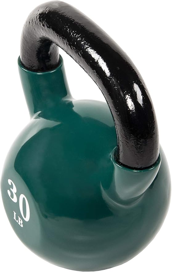 All-Purpose Color Vinyl Coated Kettlebell, 5-50 Pounds