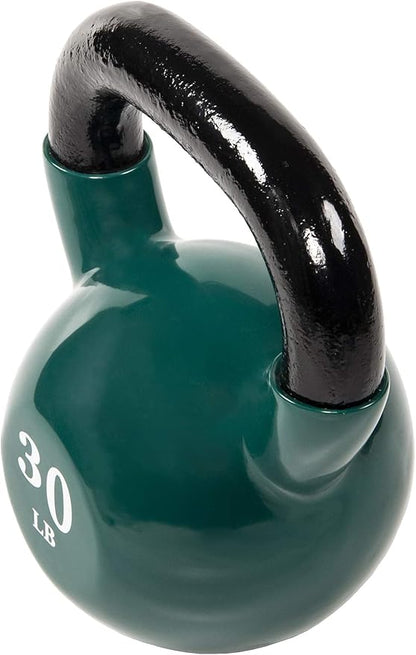 All-Purpose Color Vinyl Coated Kettlebell, 5-50 Pounds