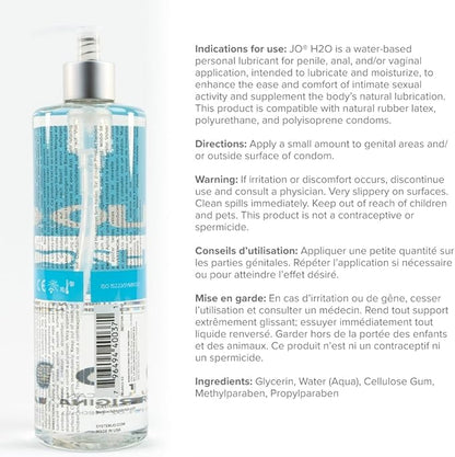 JO Original Water-Based Personal Lubricant, Lube for Men, Women and Couples, 16 Fl Oz