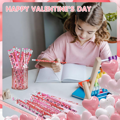 emzrivo Valentine's Day Pencils with Erasers Bulk Holiday Pencils Valentine Pencil, 12 Style (1) https://a.co/d/0hsFDzb5