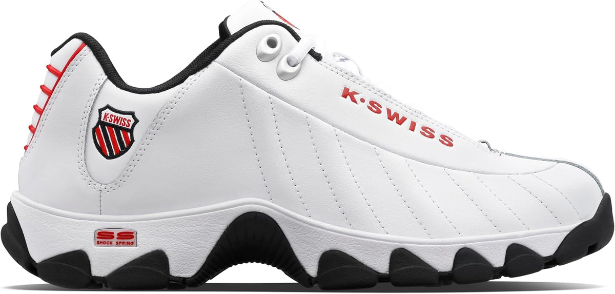 Size 11, K-Swiss Men's ST329 CMF Sneaker, Wide Tennis Walking Shoes Leather Upper .