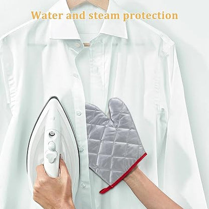 Clothing Steamer Gloves, Steamer Ironing Gloves, 2 Heat Resistant Steamer Mitt, Portable Handheld Steamer Gloves, Small, Steam Gloves, Steaming Protective Gloves, Steaming Iron Supplies for Factory