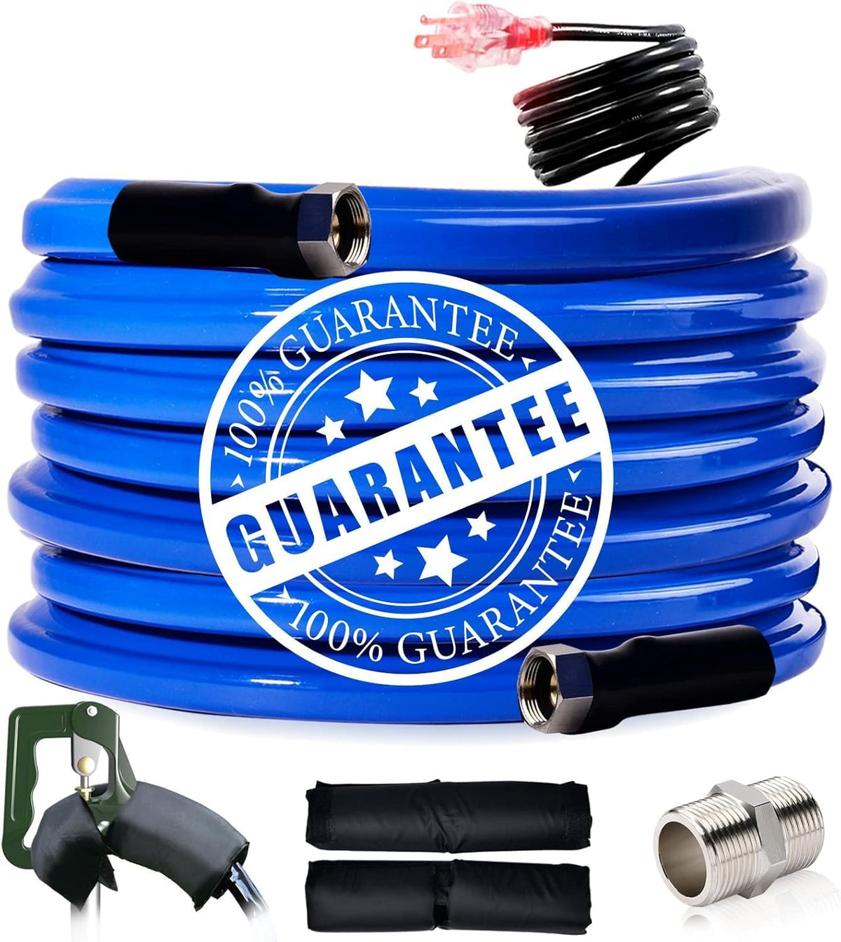 Heated Water Hose for RV,-45 ? Anti-freezing Heated Hose?Electrically Heated Hoses of Rv Accessories for Camping/Garden/Farm/Henhouse/Stble?30FT?