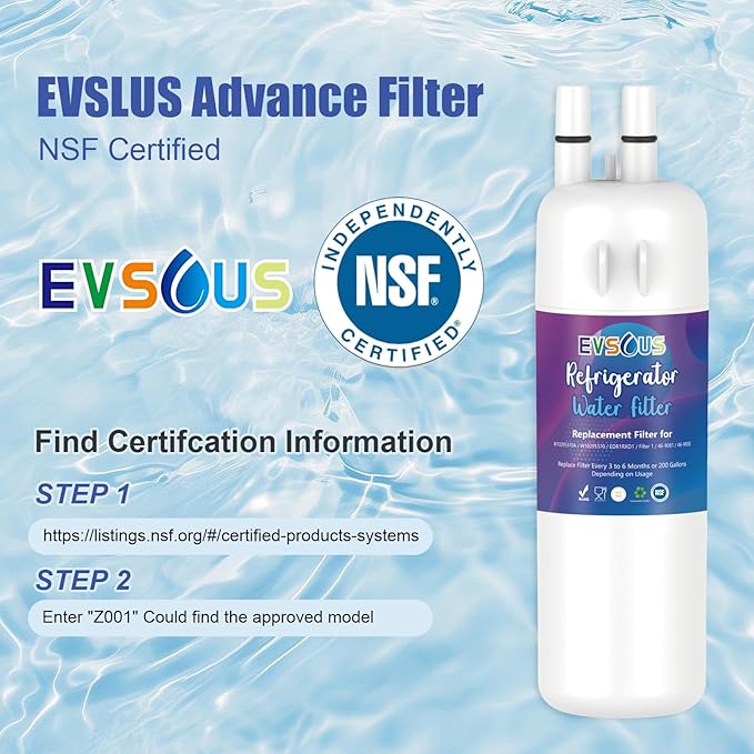 W10295370A Water Filter Replacement, Compatible with EDR1RXD1, EDR1RXD1B, W10295370, WHR1RXD1, KAD1RXD1, P4RFKB2, P8RFWB2L, 46-9930,46-9081 (1)