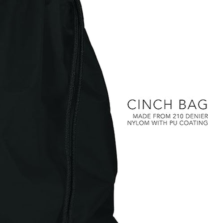 Augusta Sportswear Cinch Bag, Black, Medium