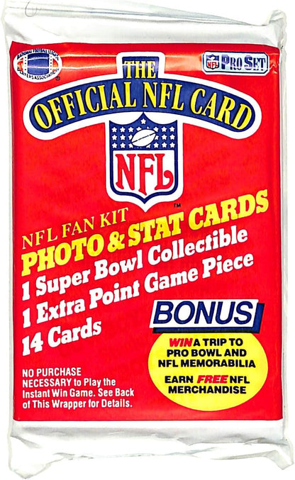 1989 Pro Set Football Series One Pack