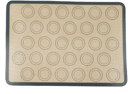Silicone Baking Mat, Reusable Food Baking mats Non-Stick Reusable Pizza Bakeware Mat for Making Macaroon, Pizza, Cookie, Pastry, Bread, Bun, 42  29.5cm16.54  11.61 in