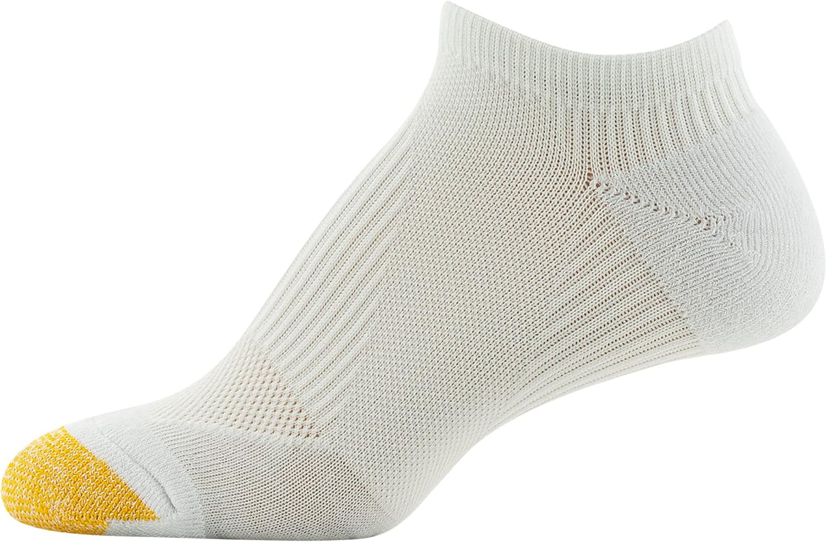 GOLDTOE womens Cross Arch No Show Socks, 6-pairs