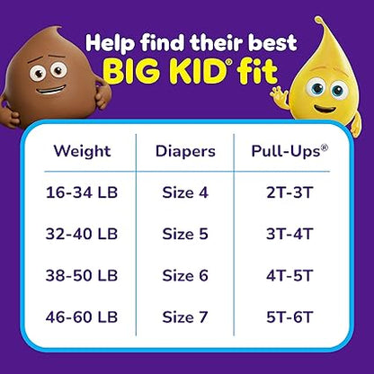 Pull-Ups Boys' Potty Training Pants, 4T-5T (38-50 lbs), 99 Count (3 Packs of 33)