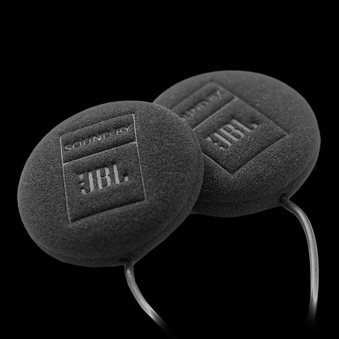 Cardo 1.772" Audio Set, Works with Most Helmet Communicators (Single Pack), Black
