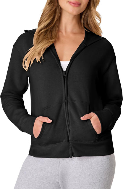 Hanes womens Ecosmart Full Zip Fleece Hoodie