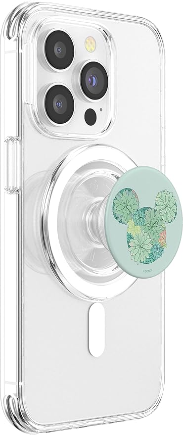 Disney Mickey  Friends Succulents Filled Mouse Silhouette PopSockets MagSafe PopGrip for iPhone