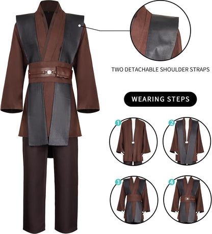 Tunic Costume Mens Halloween Cosplay Costume Tunic Full Set