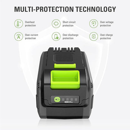 Greenworks 24V 8.0Ah Lithium-Ion Battery(Genuine Greenworks Battery 125 Compatible Tools)