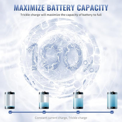 POWEROWL 16 Bay AA AAA Battery Charger (Updated, High Speed Charging) with Smart LED Light and Plug, for NIMH NICD Rechargeable Batteries and More