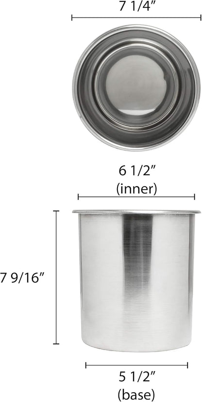 Excellante 4-14-Quart Stainless Steel Bain Marie Pot