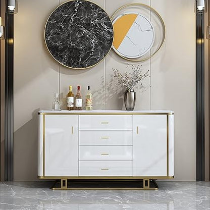 Cabinet Pulls Gold Cabinet Handles Square Drawer Pulls, 2 Pack 3-34 Inch Stainless Steel Kitchen Door Cupboard Cabinet Handles, Drawer Hardware Handles, 96mm Hole Centers