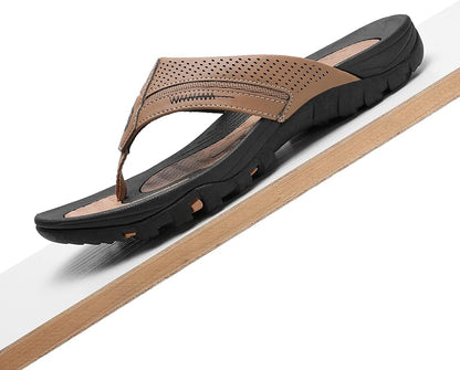 Men's Flip-Flops, Thongs Sandals Durable Comfort Slippers for Beach