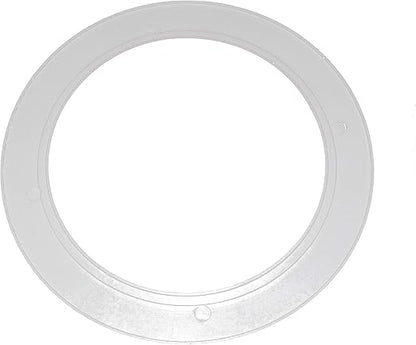 5 Pack-White Light Trim Ring Recessed Can 6" Inch Over Size Oversized Lighting Fixture