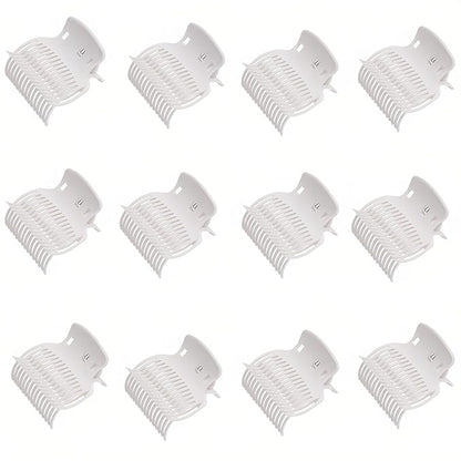 9-Pack Anti-Slip Curl Claw Clips for All Curling Iron Sizes - Heat-Resistant Plastic Hair Holders for Secure Styling, Reusable Curl Holders for Salon-Quality Waves