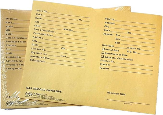 Vehicle Printed Dealer Jackets 19 Buff, 100 Quantity (W3)