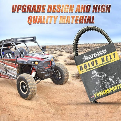 19C3982 Drive Belt Compatible with 2007-2020 Polaris Sportsman 450 500 570 800 Ranger 500 RZR 800, Replaces 19G3982, 3211113