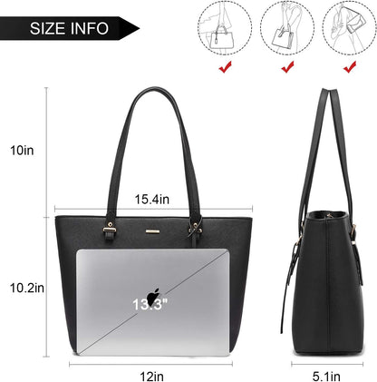 LOVEVOOK Purse for Women Fashion Tote Bag Shoulder Handbags Top Handle Satchel Bags with External Pocket