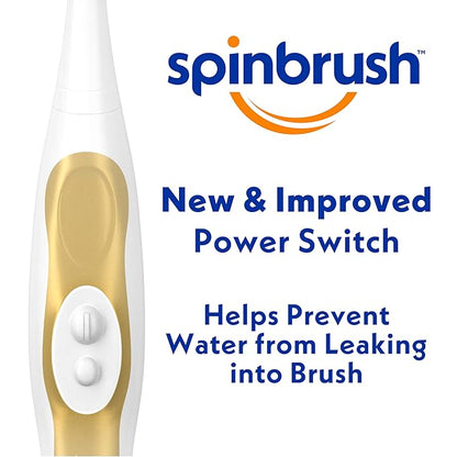 Spinbrush Pro Clean Replacement Heads, Medium Bristles, For Battery Toothbrush, 2-Pack