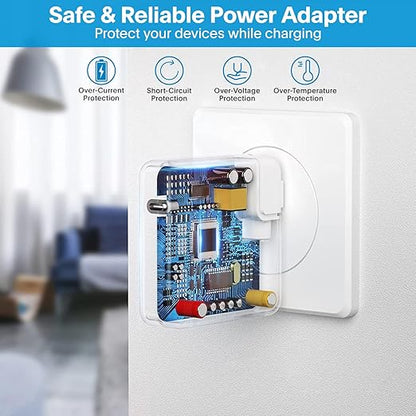 Mac Book Pro Charger - 118W USB C Fast Charger Power Adapter Compatible with MacBook ProMacBook Air 16 15 14 13 Inch, M1 M2 M3 M4, New iPad Pro and All USB C Device, Charge Cable 6.6ft
