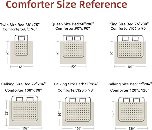 L LOVSOUL Down Alternative Comforter King Size Duvet Insert,All Season Duvet Insert with Corner Tabs,White Comforter King 106x90Inches