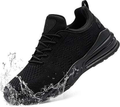 Lightweight, water-resistant work sneakers with superior slip resistance and all-day comfort for job site or everyday wear.