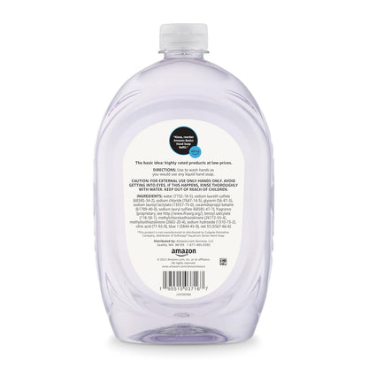 Basics Gentle & Mild Clear Liquid Hand Soap Refill, Triclosan-Free, Dermatologist-Tested, 50 Fl Oz, 2-Pack (Previously Solimo)