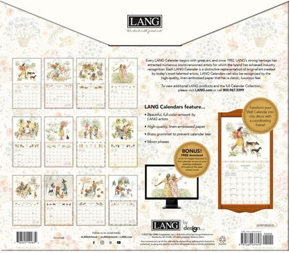 Lang, Blissful Moments 2026 Wall Calendar by Lisa Audit, 13.4'' X 12'', 12-Month Calendar with Stapled Binding