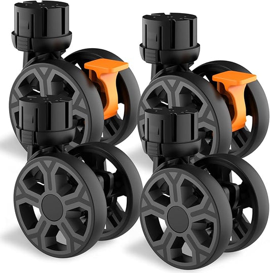 4 Heavy Duty Rotating Wheels 360° 99lb(45kg) High Load Capacity for Model: 06 Folding Utility Cart