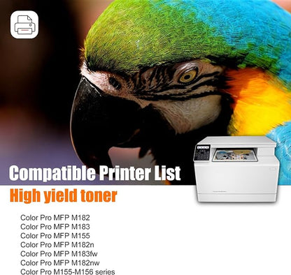 1-Pack 215A W2313A High Yield Magenta Toner Cartridge(with chip), Replacement for HP 215A W2313A for Color Pro M155-M156 Series MFP M182 M183 M155 M182n M183fw M182nw Printer