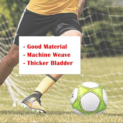 Soccer Ball Size 3,4,5 Soft PU for Practice Training Gift Boys Girls Kid Come with Pump and Needle