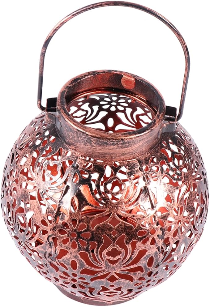 Uonlytech Decorative Hanging Lights Led Solar Lantern Solar Garden Light Outdoor Lights Led Outdoor Lamp
