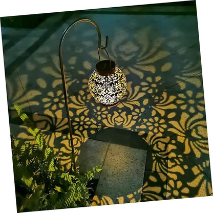 Uonlytech Decorative Hanging Lights Led Solar Lantern Solar Garden Light Outdoor Lights Led Outdoor Lamp