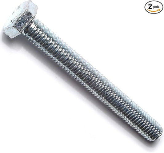 014973277536 Full Thread Hex Tap Bolts, 12mm-1.75 x 100mm, Piece-2