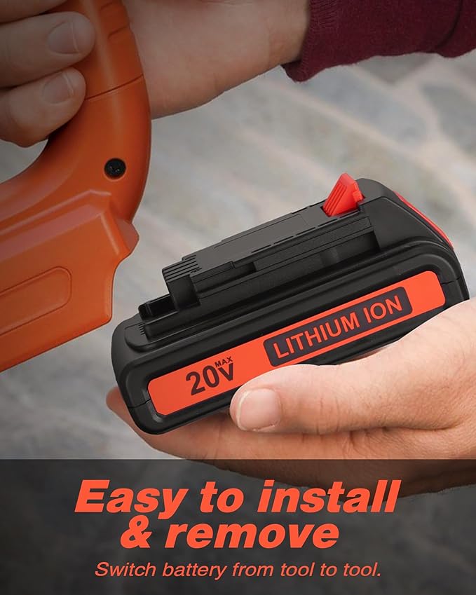 FirstPower Replace for 4.0Ah LBXR20 Black and Decker 20v Lithium Battery 2 Packs with Black and Decker Battery Charger - for LBXR20 LB20 LBX20 LBX4020 Extended Run Time Cordless Power Tools Series