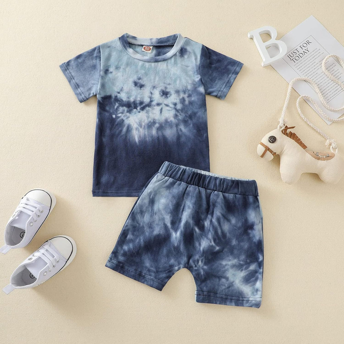 Toddler Baby Boy Summer Outfits Short Sleeve T-Shirt and Shorts 2Pcs Clothes Set for Boys