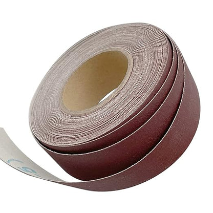 400 Grit Continuous Sandpaper Roll 1" x 26 Feet Emery Cloth Aluminium Oxide Abrasive Sandpaper Roll Drum Sander Sandpaper Rolls for Wood Furniture Finishing Metal Sanding Automotive Polishing