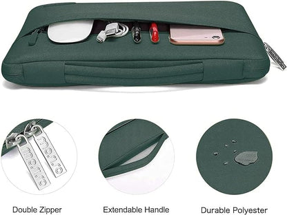 MOSISO Compatible with MacBook Air 13 inch Case 2025 2024 2023 2022 M4 A3240 M3 A3113 M2 A2681, Hard ShellSleeve BagKeyboard SkinWebcam CoverScreen Film for MacBook Air 13.6 inch, Emerald Green