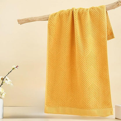 1pc Soft Cotton Towel, Thickened High Absorbency Face Towel Bath Towel for Home, for Travel  Hotel