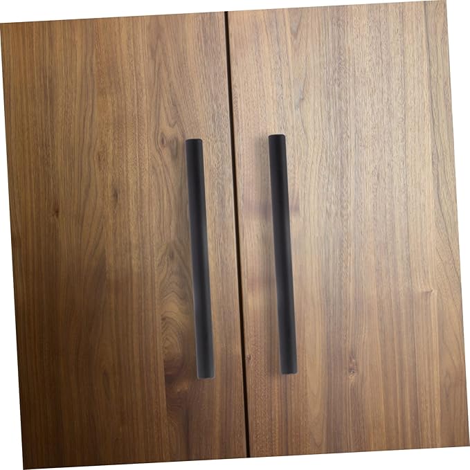 2pcs Cabinet Round Bar Handles Modern Drawer Pulls with Screws Kitchen Cabinet Hardware Easy to Install Suitable for Home and Office Use