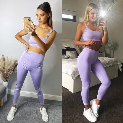 FULLSOFT Soft Leggings for Women - High Waisted Tummy Control No See Through Workout Yoga Pants