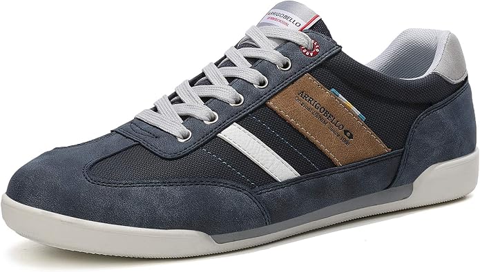 AX BOXING Mens Casual Shoes Fashion Sneakers Breathable Comfort Walking Shoes for Male | Low Top, Lightweight Flexible Upper, Cushioned, Slip?Resistant Rubber, All?Day Comfort For Wear, Work, Travel