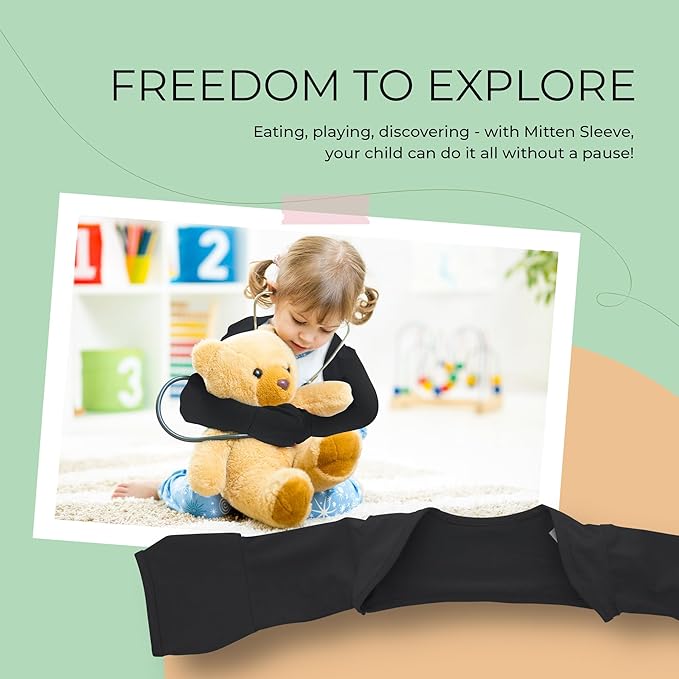 Eczema Scratch Sleeves and Mittens for Babies and Toddlers | Eczema Sleeves with Soft Mitts to Stop Scratching