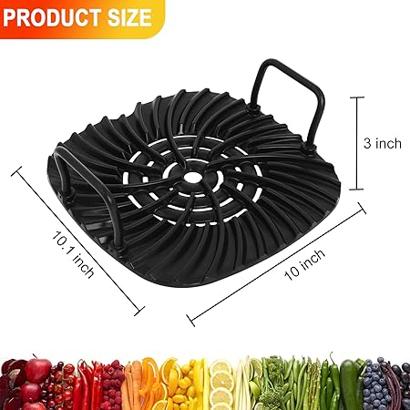 Grill Grate Compatible with Ninja AG301 Foodi, Grill Replacement Parts for Ninja Foodi 5-in-1 Indoor Grill, Non-stick Grill Griddle for Ninja Foodi AG300, AG301C, AG302, AG400, IG301A, IG302Q